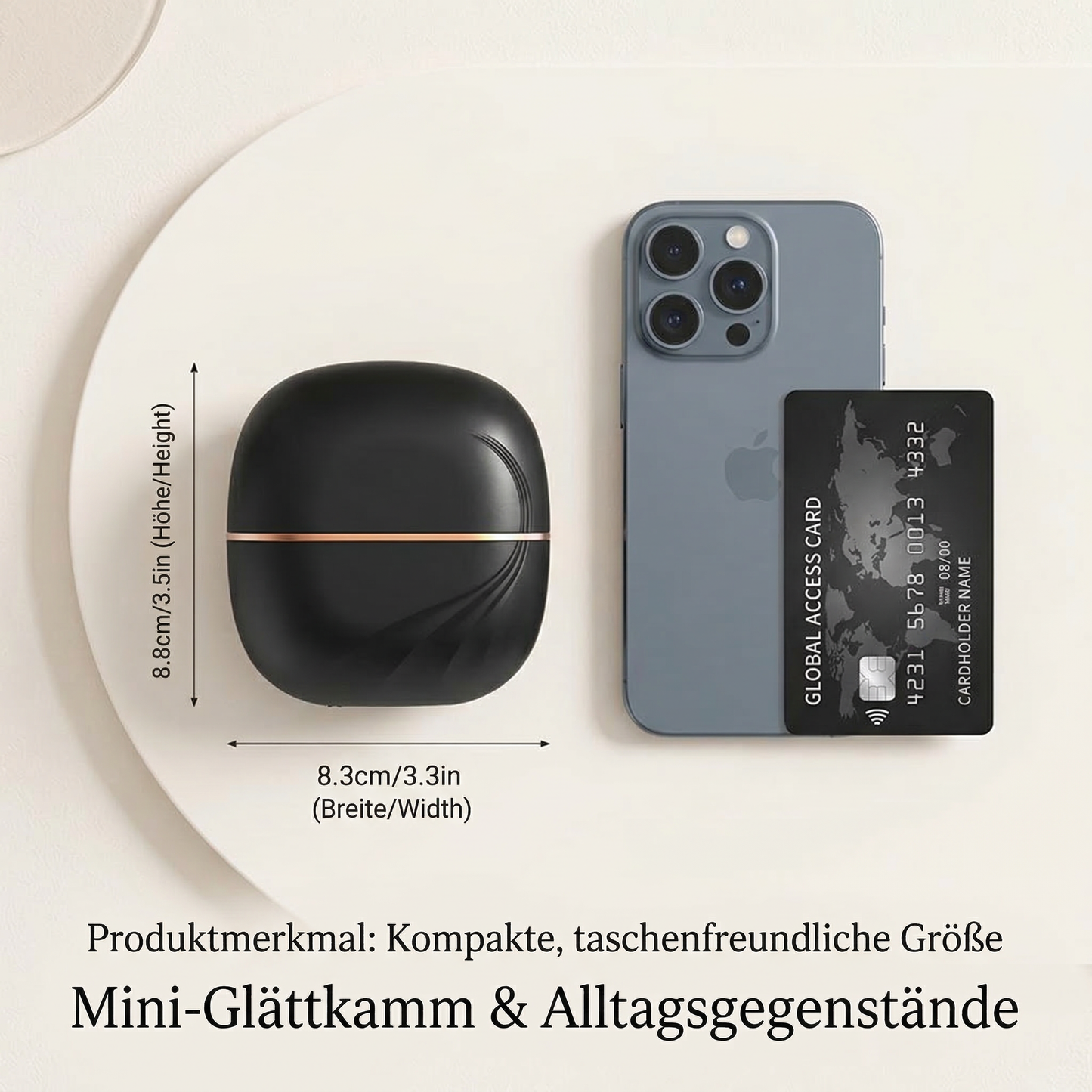 noovu - Mini Glättkamm